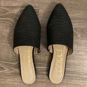 Black mules